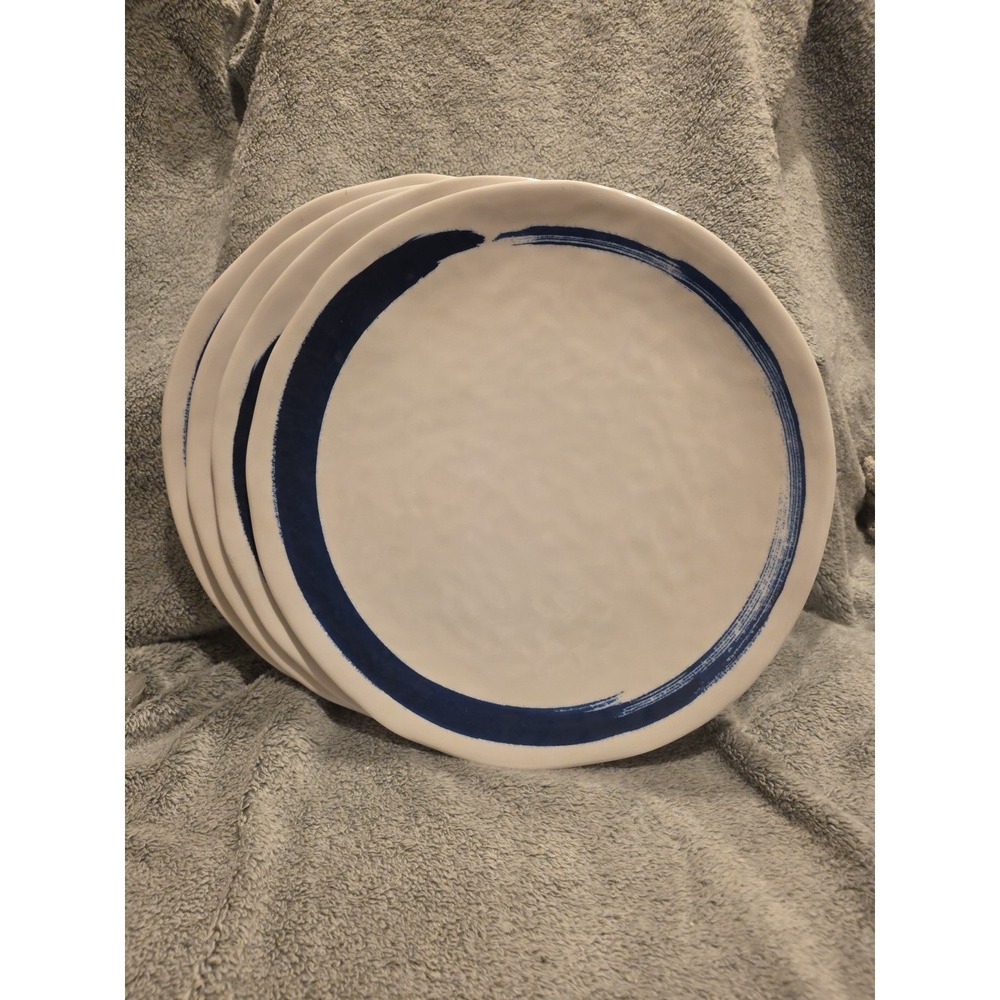 Lenox Blue Bay Melamine Set‎ Of 4 Dinner Plates